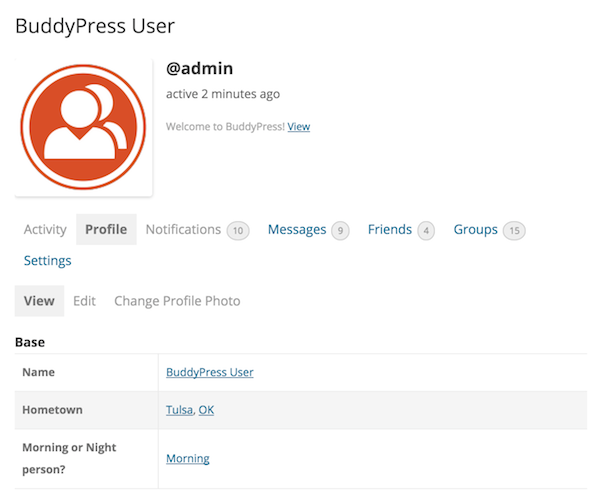 Buddypress