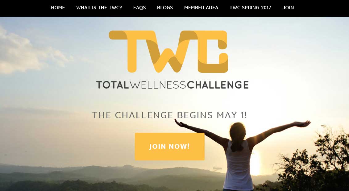 Total Wellness Challenge site